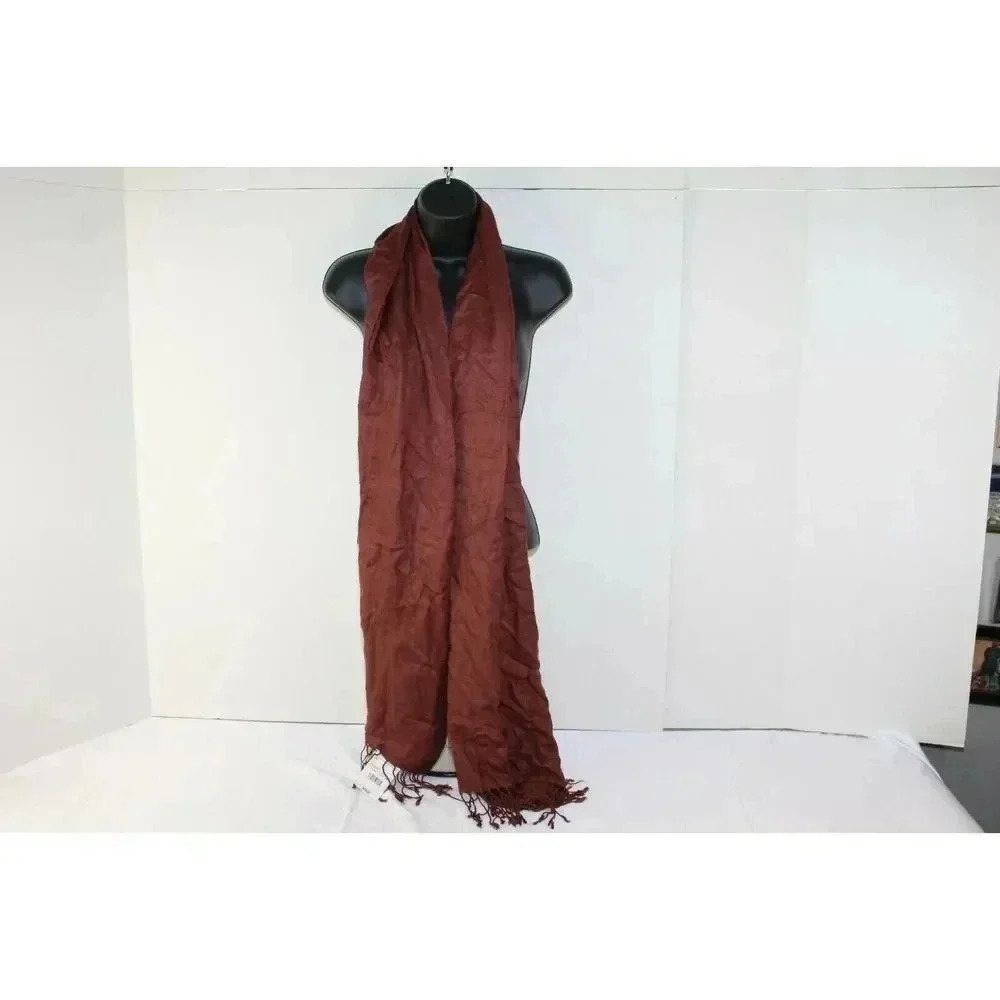 ladies long chocolate scarf